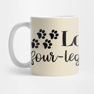 Love Is A Four-Legged Word Mug